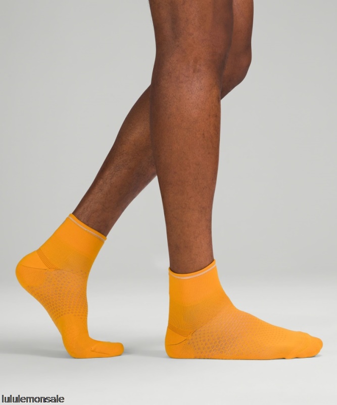 Lululemon Deutschland DELULU915 | Macropillow Knöchel Laufsocke Mitteldämpfend Clementine